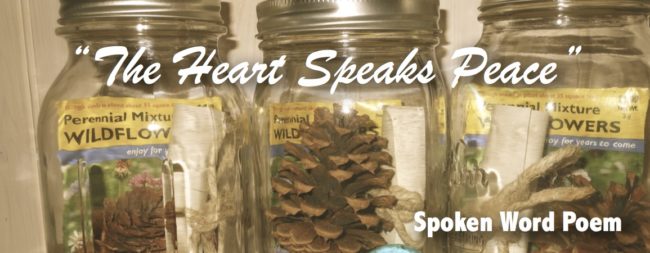 The heart speaks peace